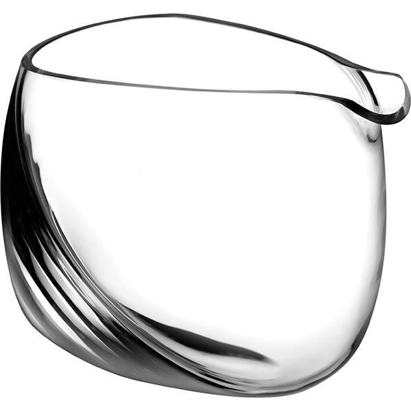 Соусник; хрустальное стекло; H=21.5,L=11.5см; прозрачный