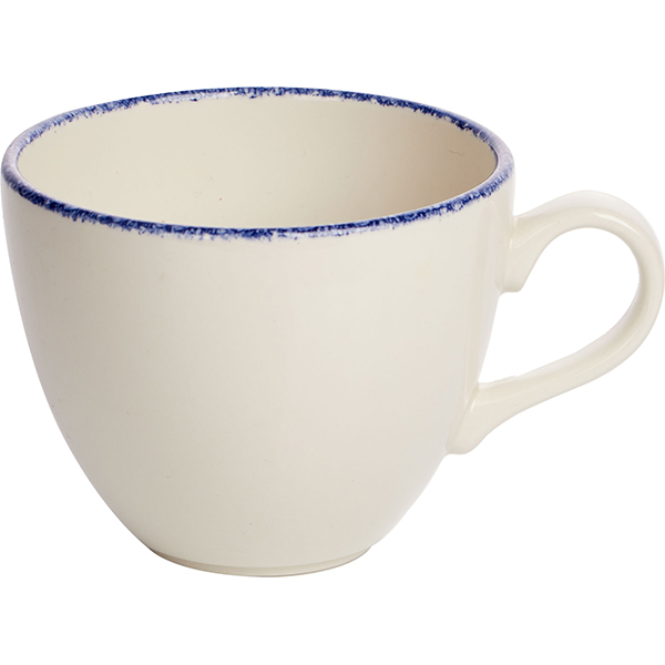 Чашка чайная «Блю дэппл»; фарфор; 285мл; белый, синий