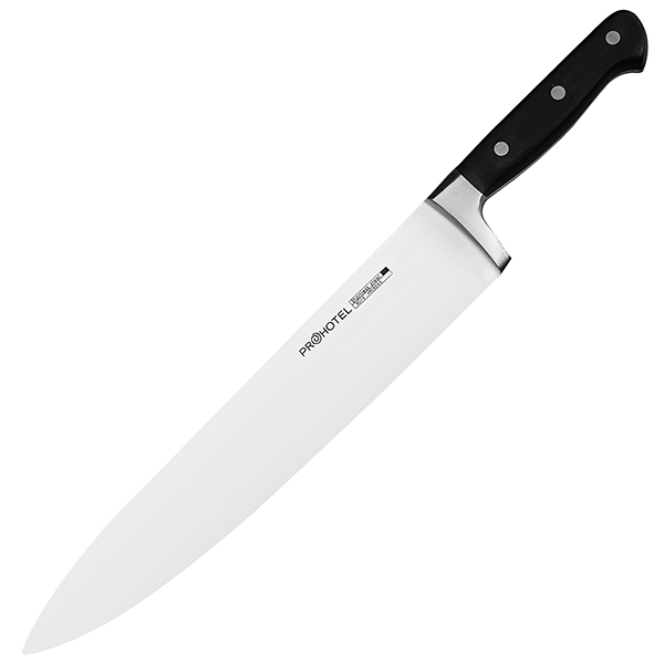 Нож поварской «Проотель»  сталь нержавеющая,пластик  L=44/30,B=5.5см Yangdong