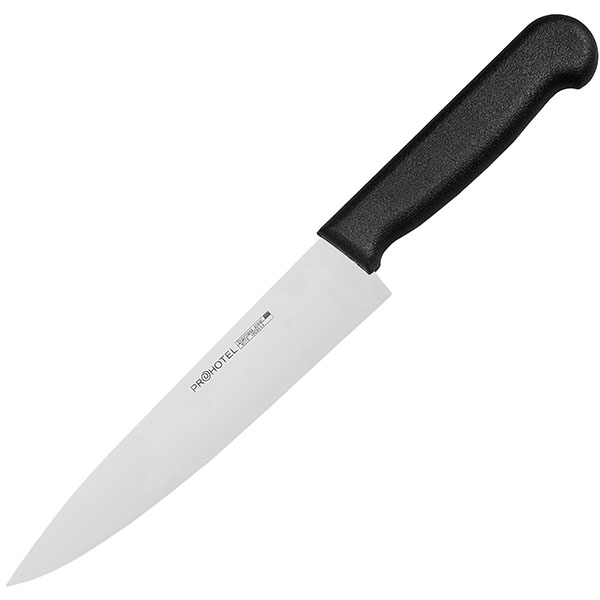 Нож поварской «Проотель»  сталь нержавеющая,пластик  L=30/17.5,B=3.5см Yangdong