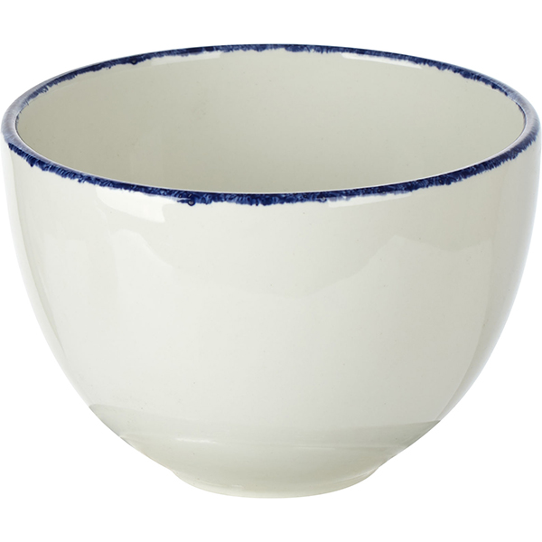 Супница, Бульонница (бульонная чашка) «Блю дэппл»; фарфор; 455мл; белый,синий