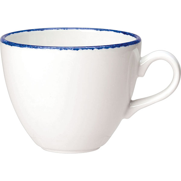 Чашка кофейная «Блю дэппл»; фарфор; 85мл; белый, синий
