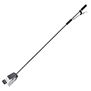 Щипцы для печей телескопическая ручка; металл,пластик; длина=170/25 см.; металлический, цвет: черный