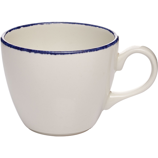 Чашка чайная «Блю дэппл»; фарфор; 170мл; белый,синий