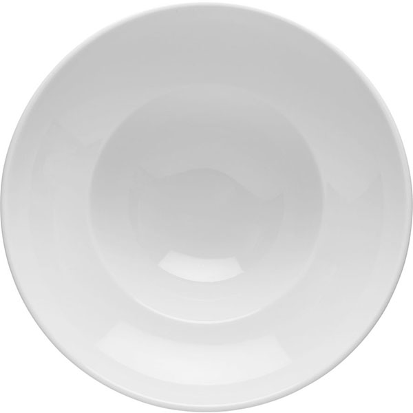Тарелка для пасты «Кашуб-хел»; фарфор; 400мл; D=26см; белый