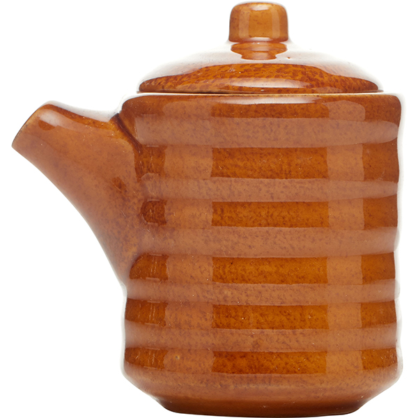 Соусник-бутылка с крышкой «Киото-браун»; 125мл; коричневый 