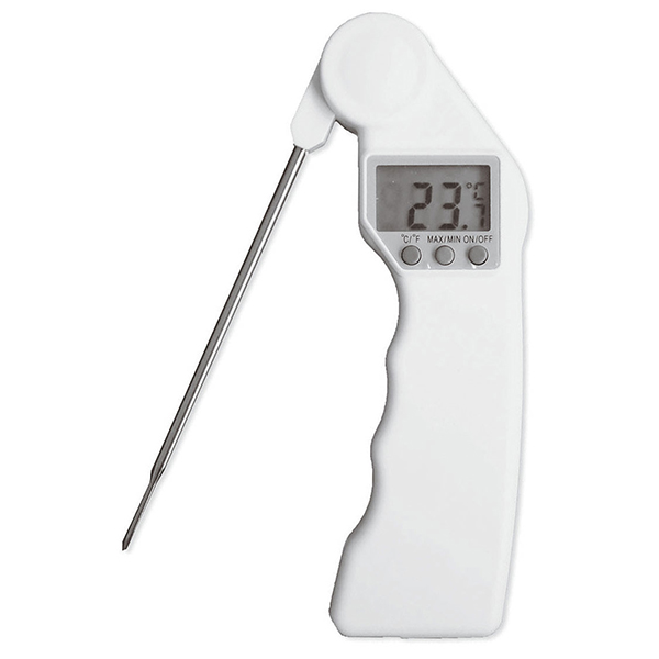 Термометр цифровой (-50С и 300С); пластик; высота=20, длина=275/115, ширина=48 мм; белый