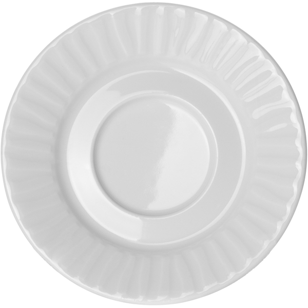 Блюдце «Нестор»; материал: фарфор; диаметр=12 см.; белый