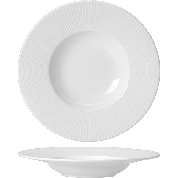 Тарелка для пасты «Уиллоу»; фарфор; D=31.5см; белый