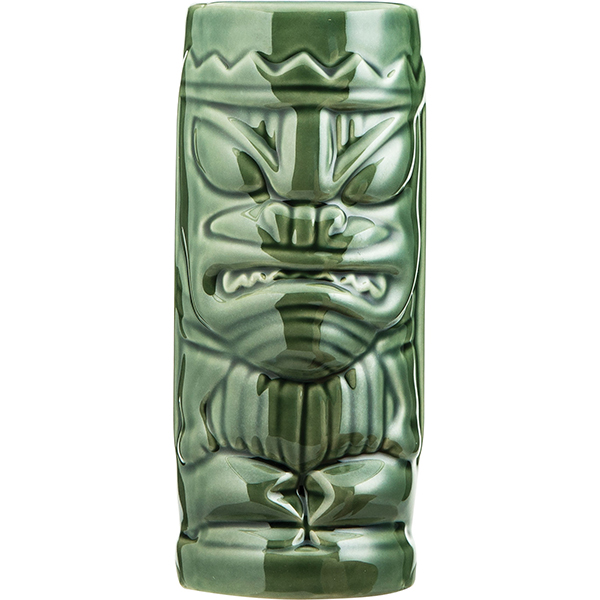 Стакан для коктейлей «Тики»; керамика; 450мл; зеленый 