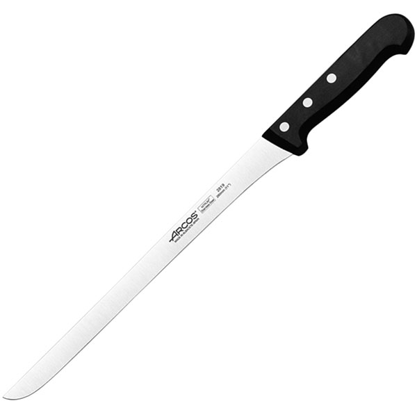 Нож для окорока «Универсал»; сталь нержавеющая,полиоксиметилен; L=41/280,B=25мм