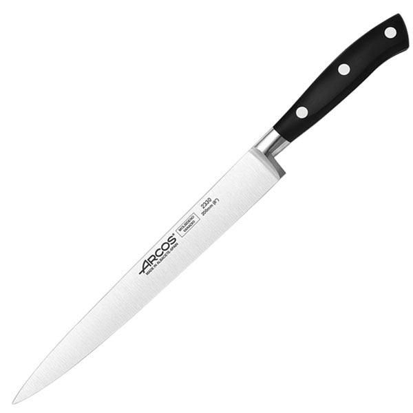 Нож для филе «Ривьера»; сталь нержавеющая,полиоксиметилен; L=31/20,B=2.5см