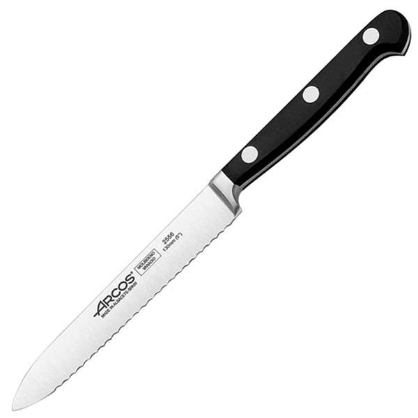 Нож для томатов «Класика»; сталь нержавеющая,полиоксиметилен; L=13см