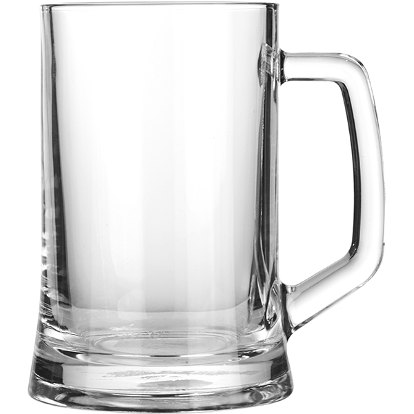 Кружка пивная «Паб»; стекло; 630мл; D=90/103,H=150,B=135мм; прозрачный