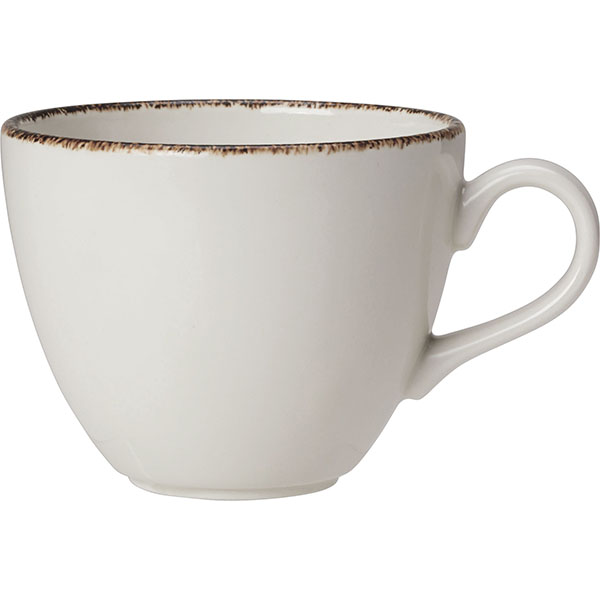 Чашка чайная «Браун дэппл»; фарфор; 170мл; белый, коричневый 