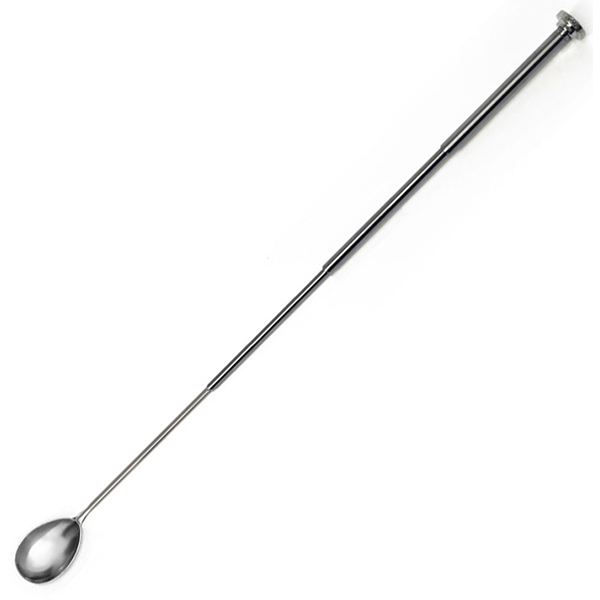 Ложка барменская с витой ручкой; сталь нержавеющая; L=41.5см