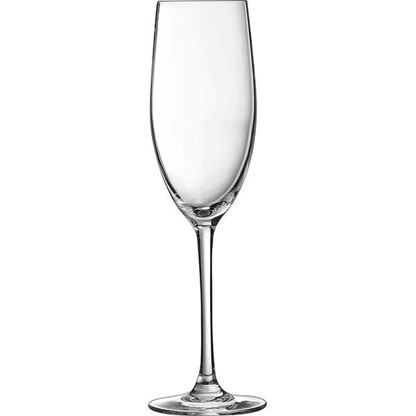 Бокал для шампанского флюте «Каберне»; стекло; 240мл; D=70,H=235мм; прозрачный