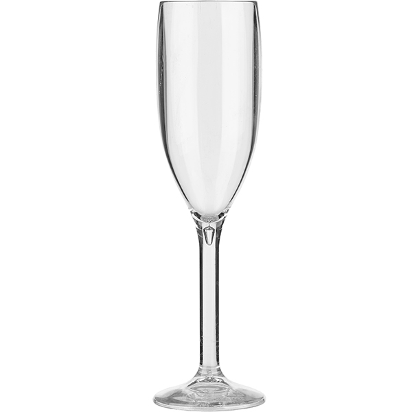 Бокал для шампанского флюте; поликарбонат; 200мл; прозрачный