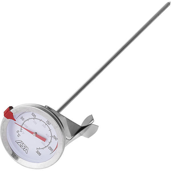 Термометр для мяса со щупом (0C+300C); сталь нержавеющая; L=30см