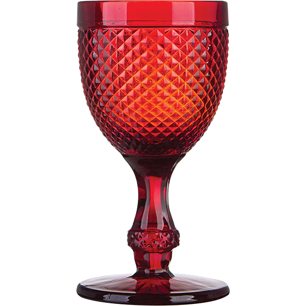 Бокал для вина; стекло; 280мл; D=88,H=165мм; красный