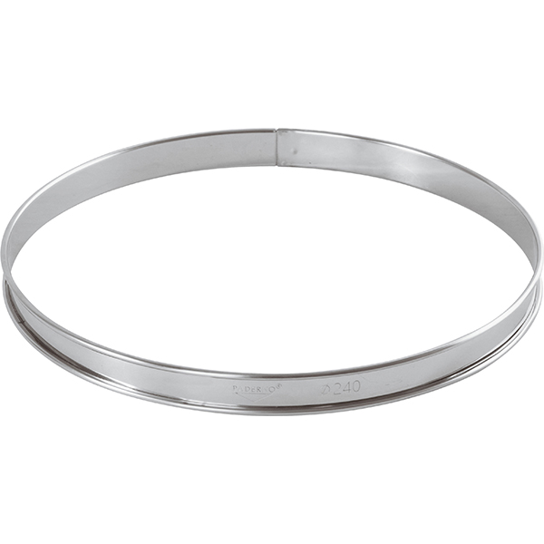 Кольцо кондитерское  сталь нержавеющая  диаметр=240, высота=20 мм Paderno