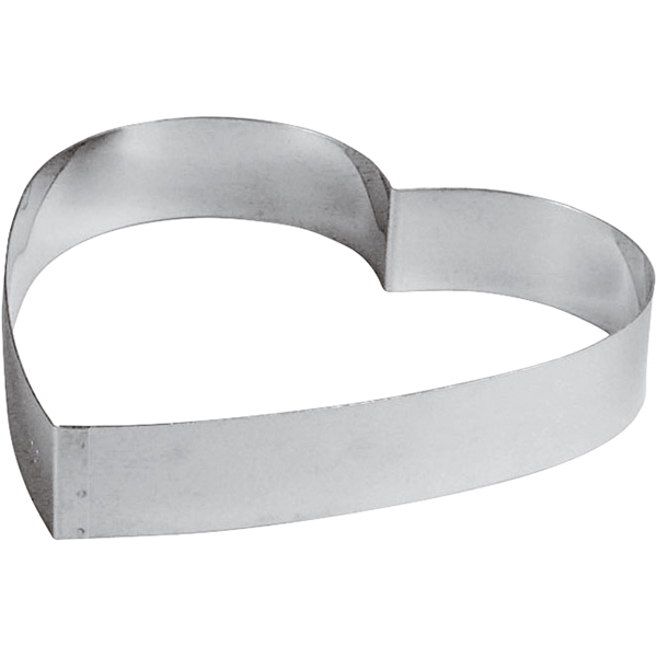 Форма кондитерская «Сердце»  сталь нержавеющая  диаметр=22, высота=4 см. Paderno