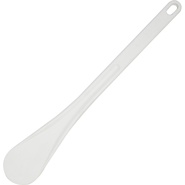Лопатка кухонная «Экзогласс»; пластик; длина=30, ширина=5 см.; белый