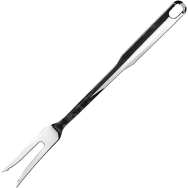 Вилка для мяса; сталь нержавеющая; длина=34/10, ширина=3 см.; металлический