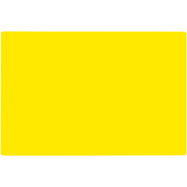 Доска разделочная; полиэтилен; высота=15, длина=600, ширина=400 мм; желтый 