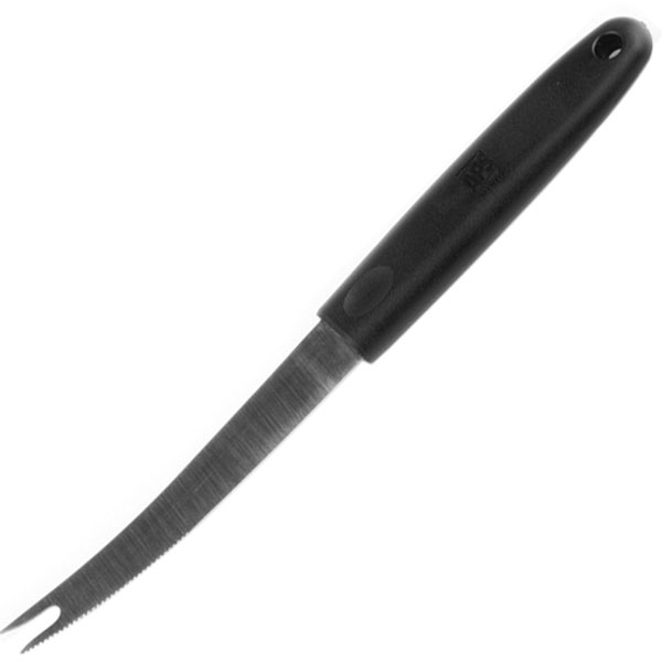 Нож барменский; нержавейка; высота=1.5, длина=22/11, ширина=2 см.; цвет: черный