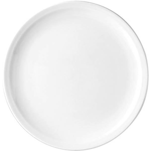 Тарелка мелкая «Симплисити вайт-Креста»; материал: фарфор; диаметр=20.2 см.; белый