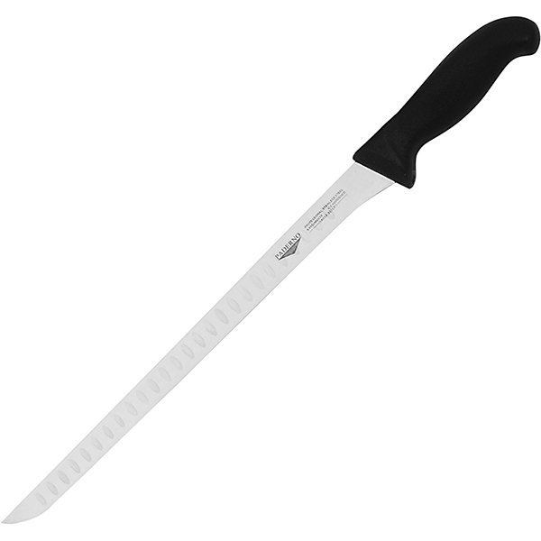 Нож для тонкой нарезки  сталь нержавеющая,пластик  длина=45/32, ширина=2 см. Paderno