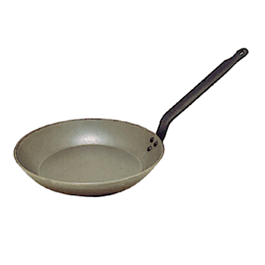 Сковорода; цвет: черный сталь; диаметр=45, высота=6, длина=75.5 см.