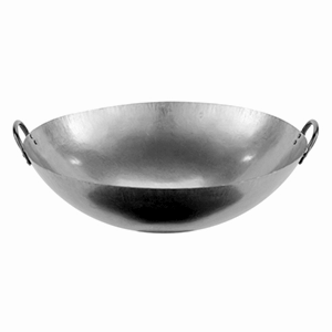 Сковорода «Вок»; сталь; диаметр=61, высота=11, длина=64.5, ширина=60 см.; металлический