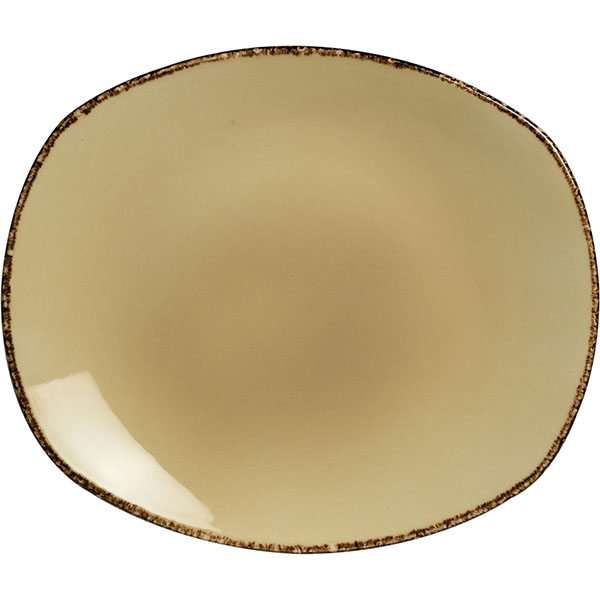 Тарелка мелкая овальная «Террамеса вит»  материал: фарфор  высота=6, длина=30.5, ширина=26 см. Steelite
