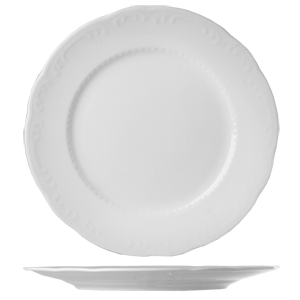 Тарелка мелкая «В.Виена»; материал: фарфор; диаметр=28 см.; белый