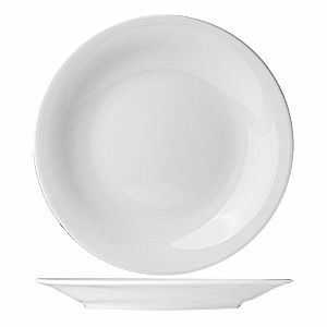 Тарелка мелкая «Это»; материал: фарфор; диаметр=27 см.; белый
