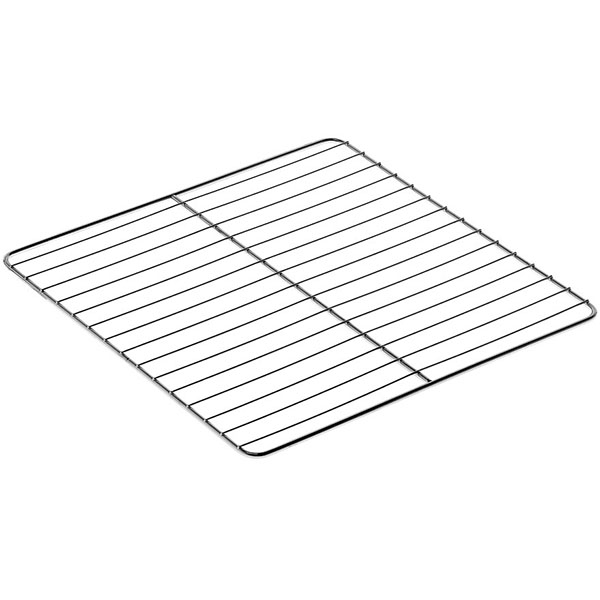 Решетка; сталь нержавеющая; длина=35.4, ширина=32.5 см.; металлический