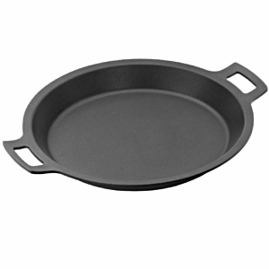 Сковорода для паэльи; тефлон; диаметр=320, высота=47, длина=430 мм; цвет: черный
