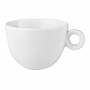 Чашка чайная «Это»; материал: фарфор; 190 мл; высота=6, длина=11.5 см.; белый