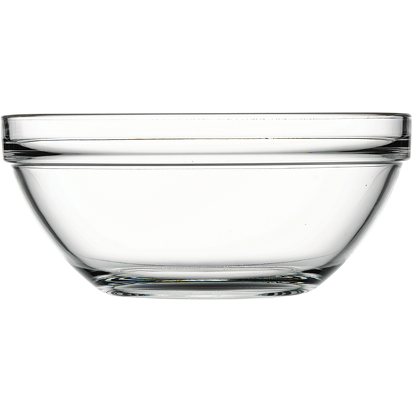 Салатник «Шеф»; стекло; 2.56л; диаметр=23.2, высота=10.1 см.; прозрачный