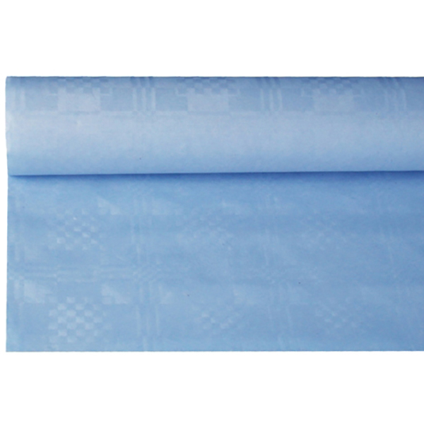 Скатерть в рулоне; бумага; длина=8, ширина=1.2м; голубой