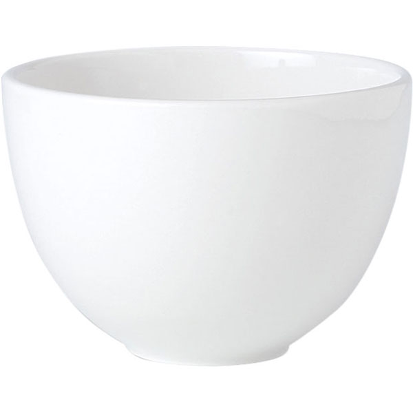 Супница, Бульонница (бульонная чашка) «Симплисити Вайт»; материал: фарфор; 475 мл; диаметр=115, высота=80 мм; белый