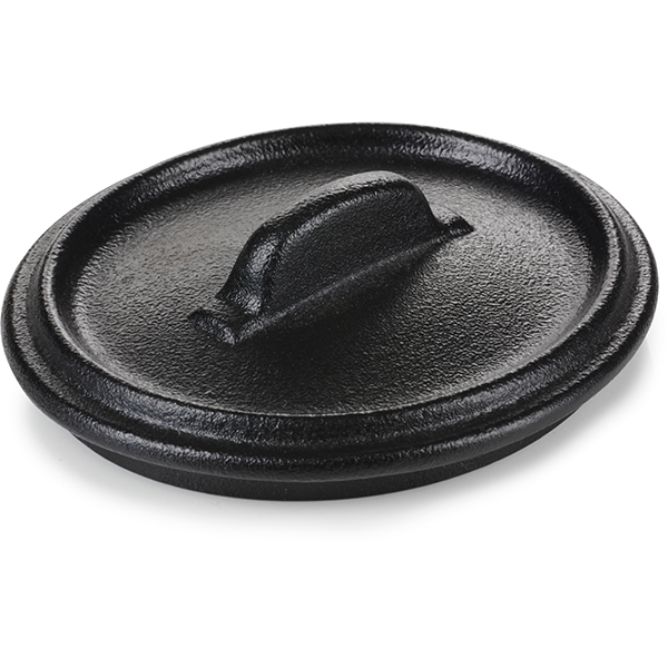 Крышка «Бель Кузин»; материал: фарфор; диаметр=8, высота=2 см.; цвет: черный