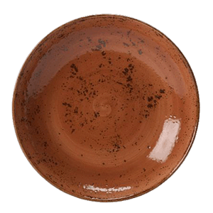 Салатник «Крафт»; материал: фарфор; 100 мл; диаметр=13, высота=4 см.; терракот