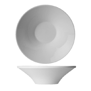Салатник «Граффити»; материал: фарфор; 75 мл; диаметр=15, высота=3.6 см.; белый