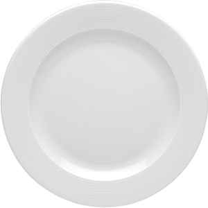 Тарелка мелкая «Это Рома»; материал: фарфор; диаметр=19 см.; белый