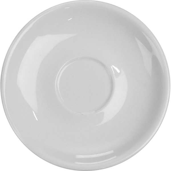 Блюдце «Кунстверк»; материал: фарфор; диаметр=14, высота=2 см.; белый