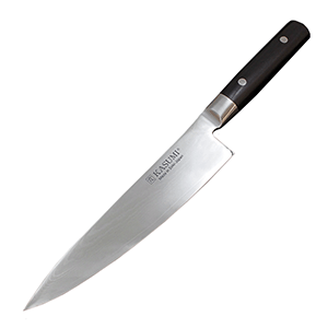 Нож кухонный ”Шеф” «Касуми»; сталь нержавеющая, сталь; длина=33/20, ширина=4 см.; цвет: металлический, черный