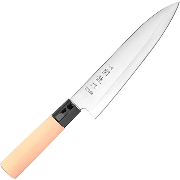 Нож кухонный «Шеф»; сталь нержавеющая, дерево; L=30/18см